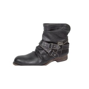 👢 CARLOS SANTANA Black/Brown Booties 👢